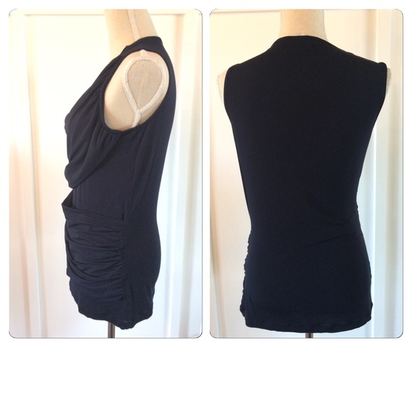 CAbi sleeveless double drape tee (Style #5071) - Picture 2 of 6